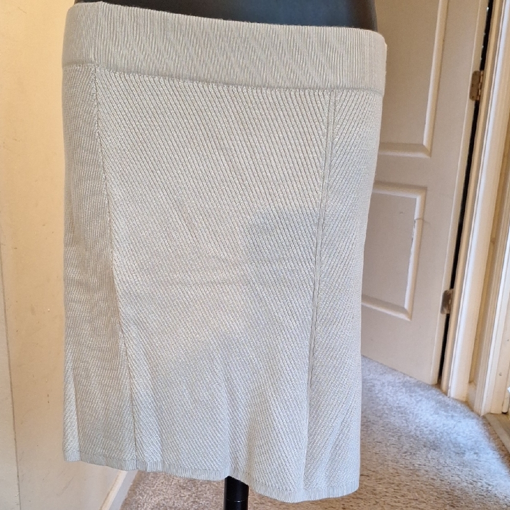 Abercrombie & Fitch Cream Pencil Skirt